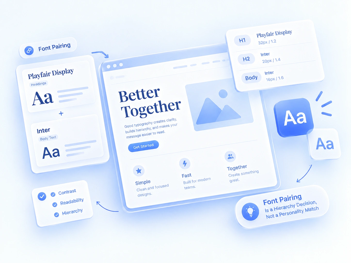 Font Pairing Is a Hierarchy Decision, Not a Personality Match